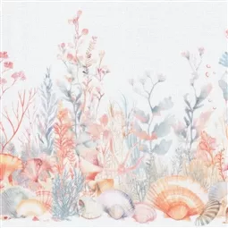 Zweigart Murano 32 Count Evenweave Pre-Cut - Coral Reef 48 x 68cm Fabric