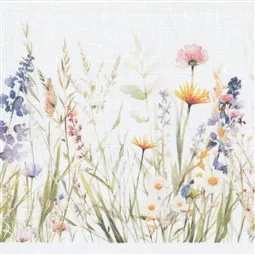 Zweigart Belfast 32 Count Linen Precut - Wild Meadow 48 x 68cm Fabric
