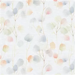 Zweigart Belfast 32 Count Linen Precut - Watercolour Leaves 48 x 68cm Fabric