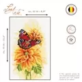 Lanarte Fluttering Butterfly Cross Stitch Kit