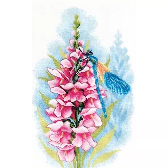 Lanarte Dragonfly Treasure Cross Stitch Kit