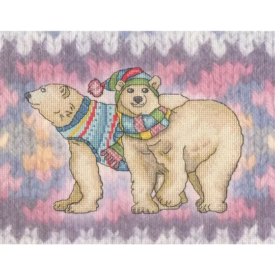 Bothy Threads A Polar Pair Christmas Cross Stitch Kit