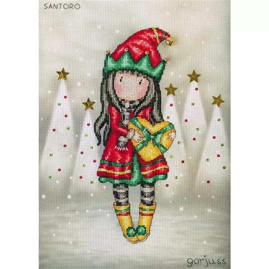 Bothy Threads Jingle Belle Christmas Cross Stitch Kit