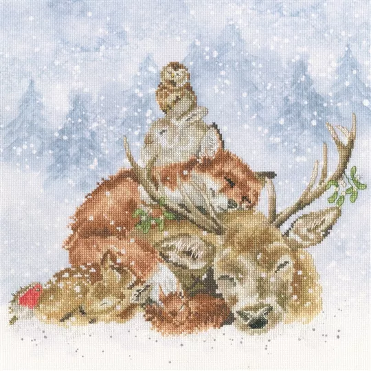 Bothy Threads Comfort And Joy Christmas Cross Stitch Kit
