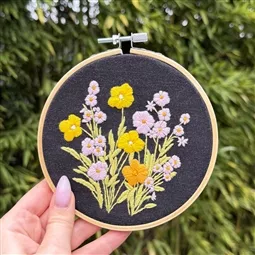 Milpoint Bellflower and Calendula Embroidery Kit