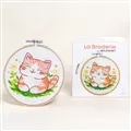 Milpoint Smiling Kitty Embroidery
