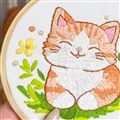 Milpoint Smiling Kitty Embroidery