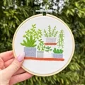 Milpoint Shades of Green Embroidery Kit