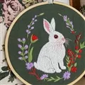 Milpoint Garden Rabbit Embroidery Kit