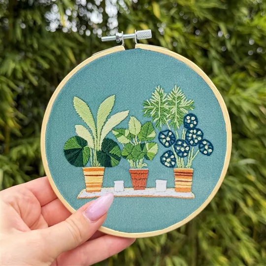 Milpoint Green Trio Embroidery Kit