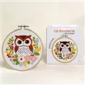 Milpoint Floral Owl Embroidery Kit