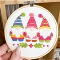 Milpoint Santa's Gnomes Embroidery Kit