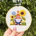Milpoint Garden Gnome Embroidery Kit