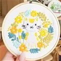 Milpoint Boho Cat Embroidery Kit