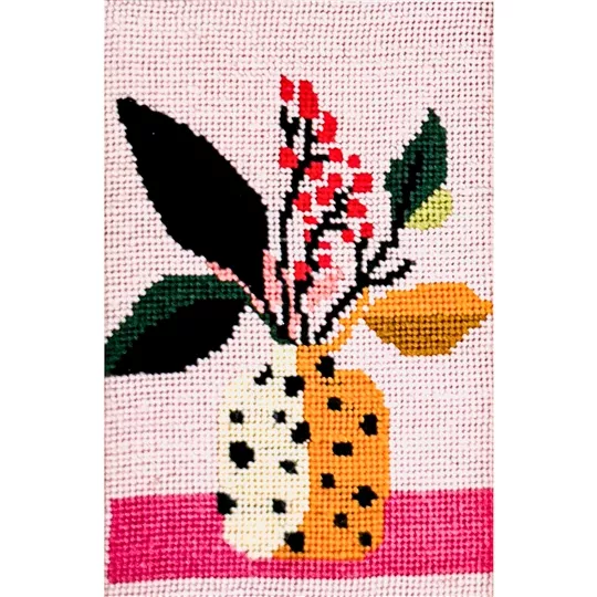 Milpoint Red Bloom Vase Tapestry Kit