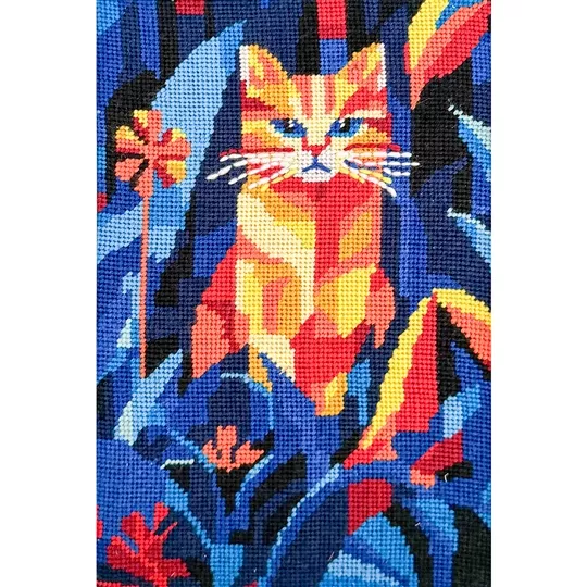 Milpoint Midnight Cat Tapestry Kit