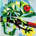 Milpoint Chameleon on a Branch Tapestry Kit