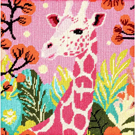 Milpoint Giraffe Pop Tapestry Kit