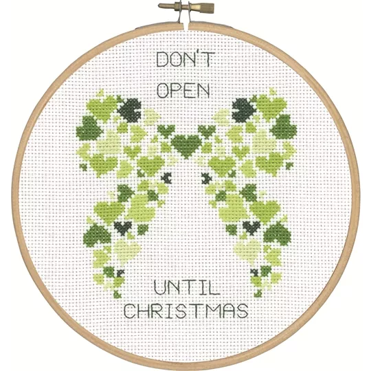 Permin Christmas Bow Cross Stitch Kit