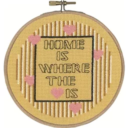 Permin Home Is Cross Stitch Kit