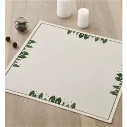 Permin Row of Houses Table Centre Christmas Cross Stitch Kit