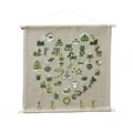 Permin Heart Advent Christmas Cross Stitch Kit