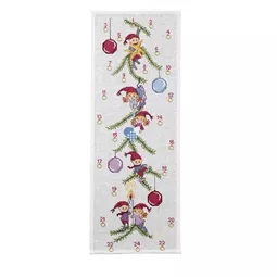Permin Elves and Baubles Advent Christmas Cross Stitch Kit