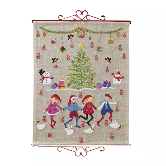 Permin Celebration Advent Christmas Cross Stitch Kit