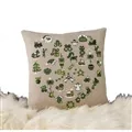 Permin Heart Cushion Christmas Cross Stitch Kit