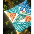 Vervaco Jungle Leaves Cushion Cross Stitch Kit