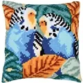 Vervaco Parakeets Cushion Cross Stitch Kit