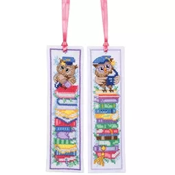 Vervaco Professor Owl Bookmarks Cross Stitch Kit