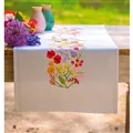 Vervaco Floral Symphony Runner Embroidery Kit