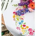 Vervaco Floral Symphony Tablecloth Embroidery Kit