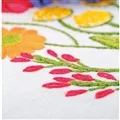 Vervaco Floral Symphony Tablecloth Embroidery Kit