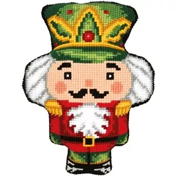 Nutcracker Shaped Cushion