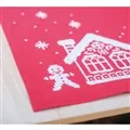 Vervaco Gingerbread House Placemats Christmas Cross Stitch Kit