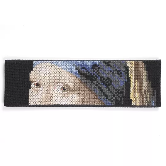 DMC Girl with a Pearl Earring Bookmark Cross Stitch Kit