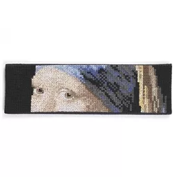 DMC Girl with a Pearl Earring Bookmark Cross Stitch Kit