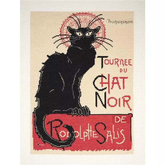 DMC Steinlen - Black Cat Cross Stitch Kit