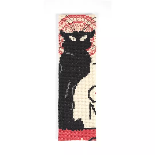 DMC Steinlen - Black Cat Bookmark Cross Stitch Kit