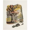DMC Fall Scenery Cross Stitch Kit