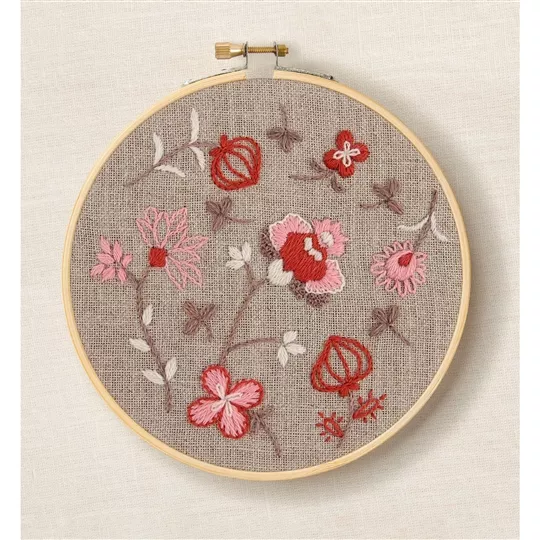 DMC Eco Vita Indiennes Flowers Embroidery Kit