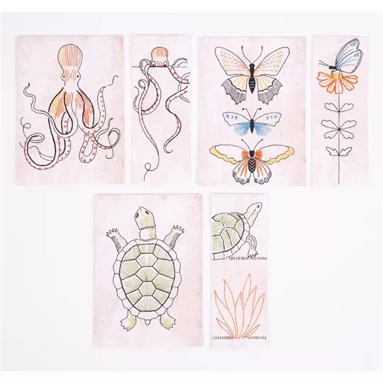 DMC Animals Embroidery Cards Embroidery Kit