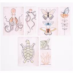 DMC Animals Embroidery Cards Embroidery Kit