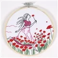 DMC Romantic Poppies Embroidery Kit