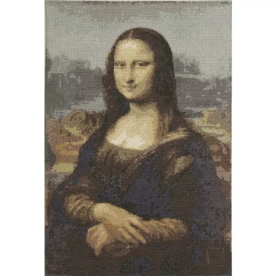 DMC Portrait of the Mona Lisa Cross Stitch Kit