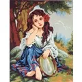 Diamant Gypsy Girl Tapestry Canvas