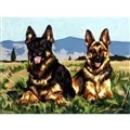 Gobelin-L Alsatians Tapestry Canvas