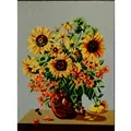 Gobelin-L Vase of Sunflowers Tapestry Canvas